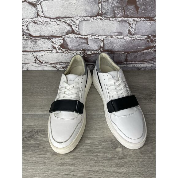 Gamma 4 True Alma Mater White Leather Strap Lace Up Shoes Men Sz 40EU/7M US W9.5 main image 15